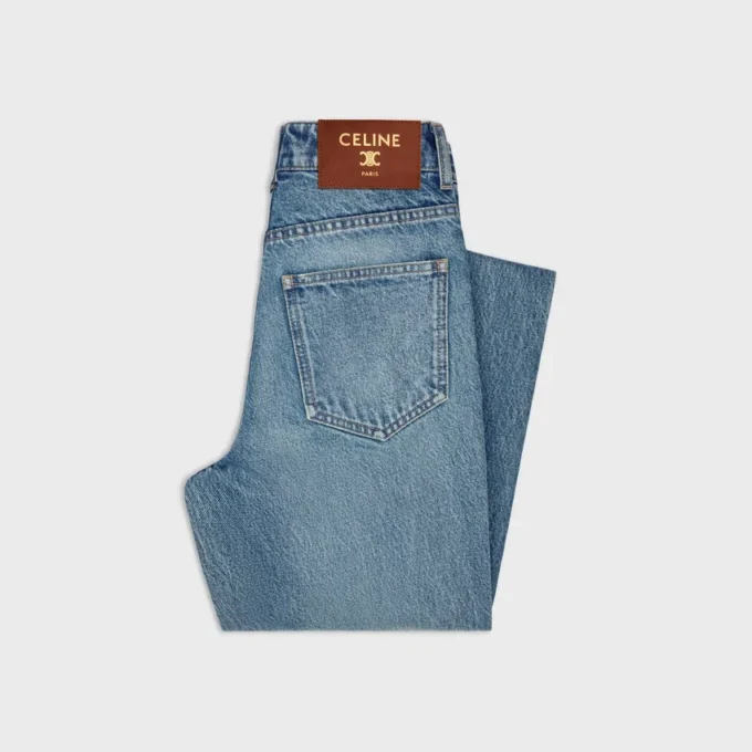 Jean évasé 001 en denim