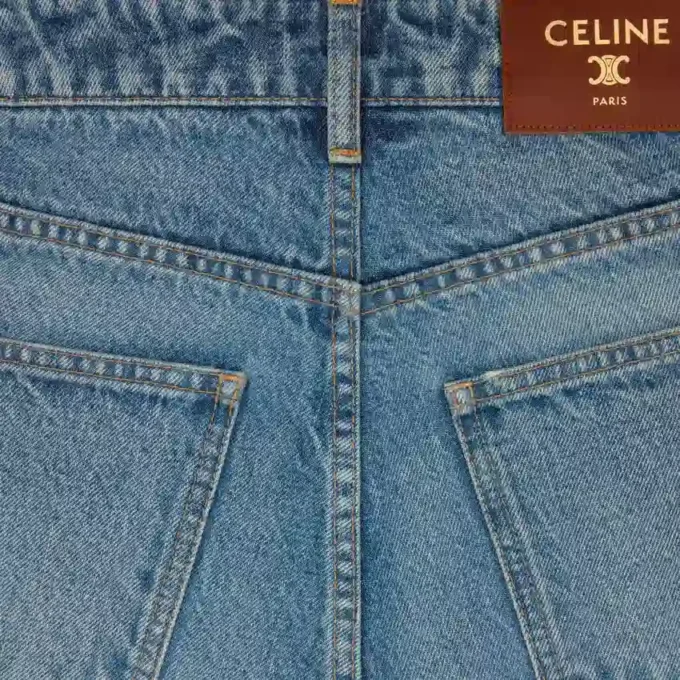 Jean évasé 001 en denim