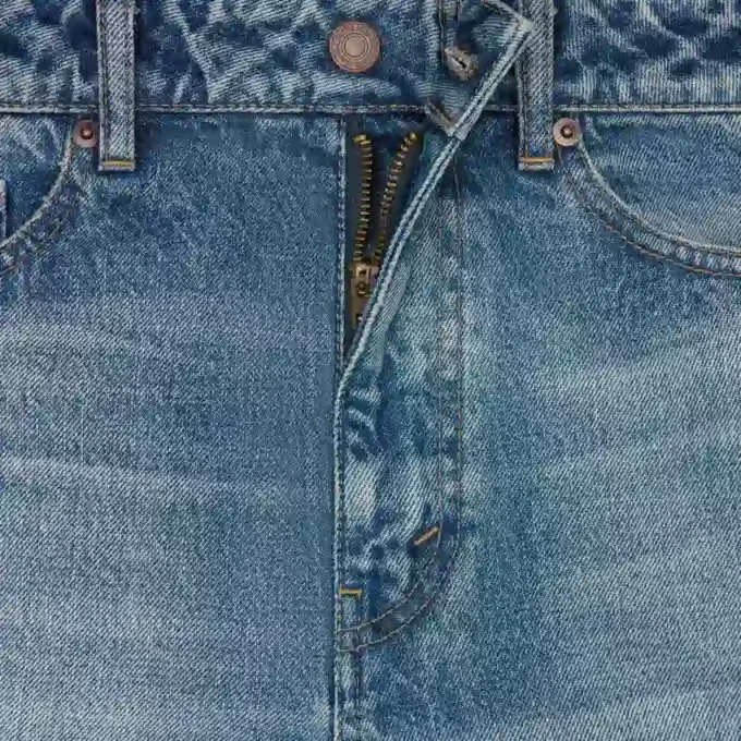 Jean évasé 001 en denim