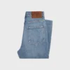 Jean évasé 001 en denim de coton