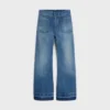 Jean évasé 002 en denim de coton léger