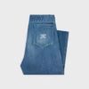 Jean évasé 002 en denim de coton léger