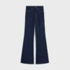 Jean évasé 003 en denim indigo léger