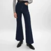 Jean évasé 003 en denim indigo léger