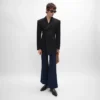 Jean évasé 003 en denim indigo léger