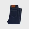 Jean évasé 003 en denim indigo léger