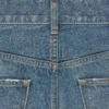 Jean évasé Dylan avec signature en denim de coton