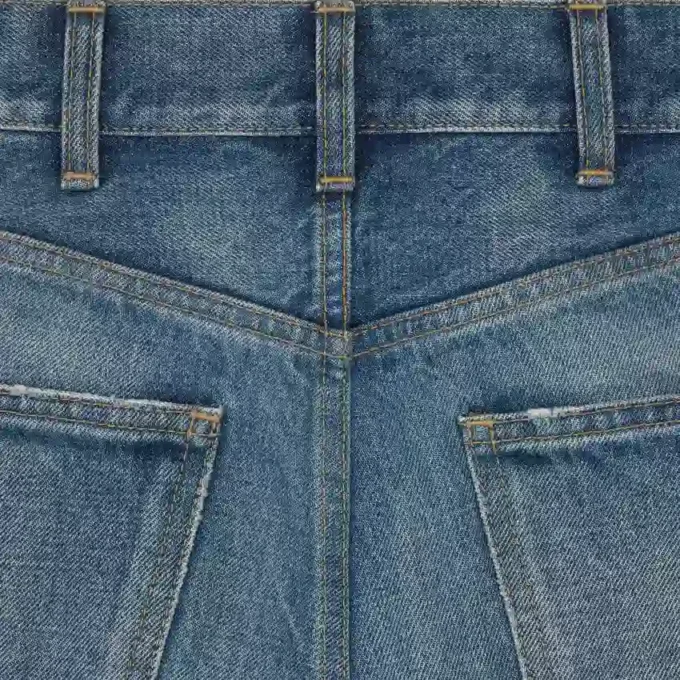 Jean évasé Jane en denim délavé Union