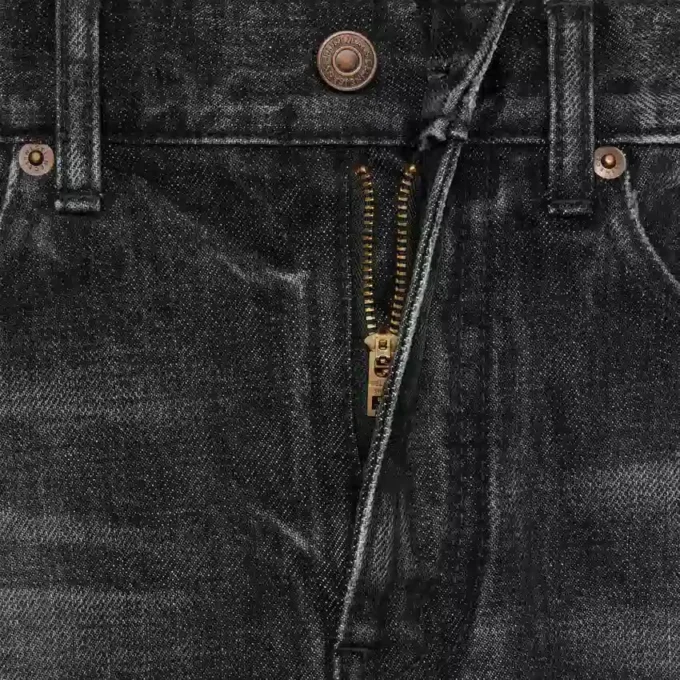 Jean évasé Surf en denim Black Ice Rinse