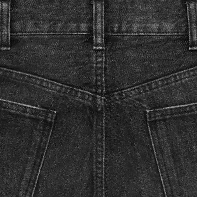 Jean Wesley en denim noir délavé à l&rsquo;eau glacée