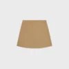 Jupe courte en gabardine de coton