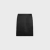 Jupe crayon en cuir d&rsquo;agneau souple