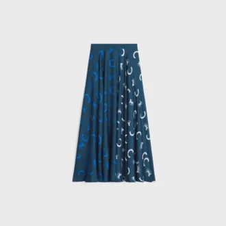 Jupe en twill de soie