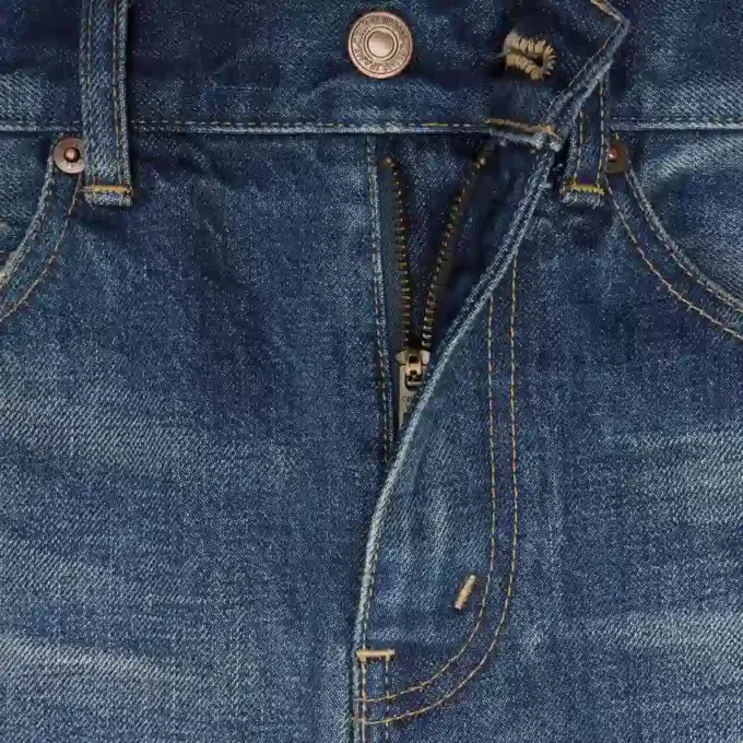 Jupe midi en denim délavé Dark Union