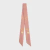 Lavallière en charms, twill de soie
