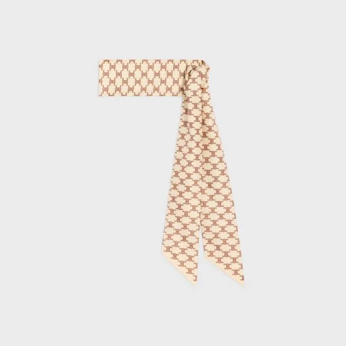 Lavallière en mini-twill de soie Triomphe