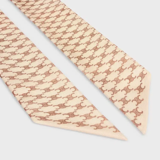 Lavallière en mini-twill de soie Triomphe