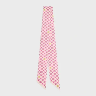 Lavallière en twill de soie