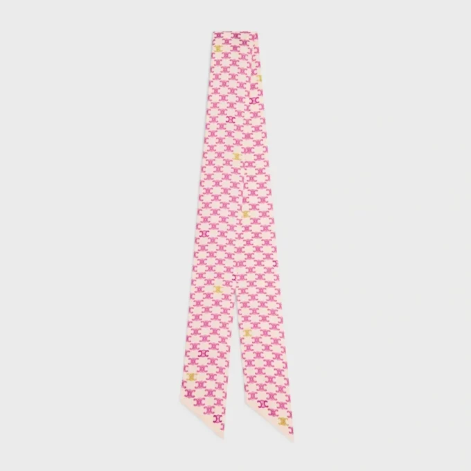 Lavallière en twill de soie