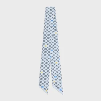 Lavallière en twill de soie