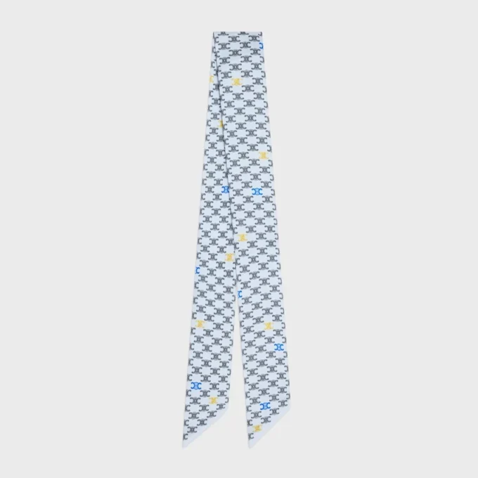 Lavallière en twill de soie