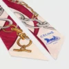 Lavallière en twill de soie