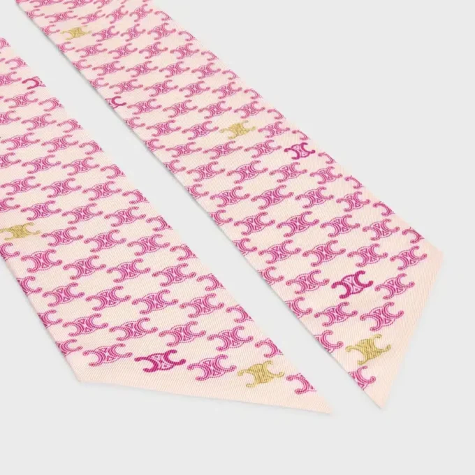 Lavallière en twill de soie