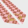 Lavallière en twill de soie