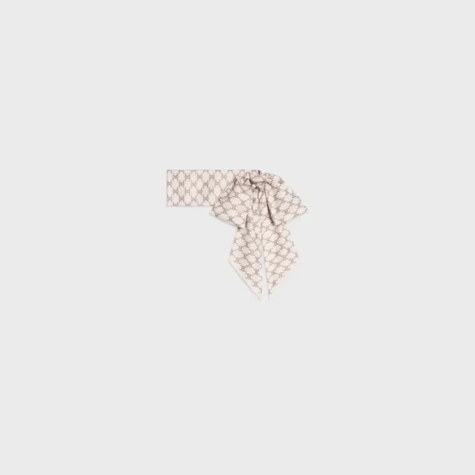 Lavallière en twill de soie Triomphe