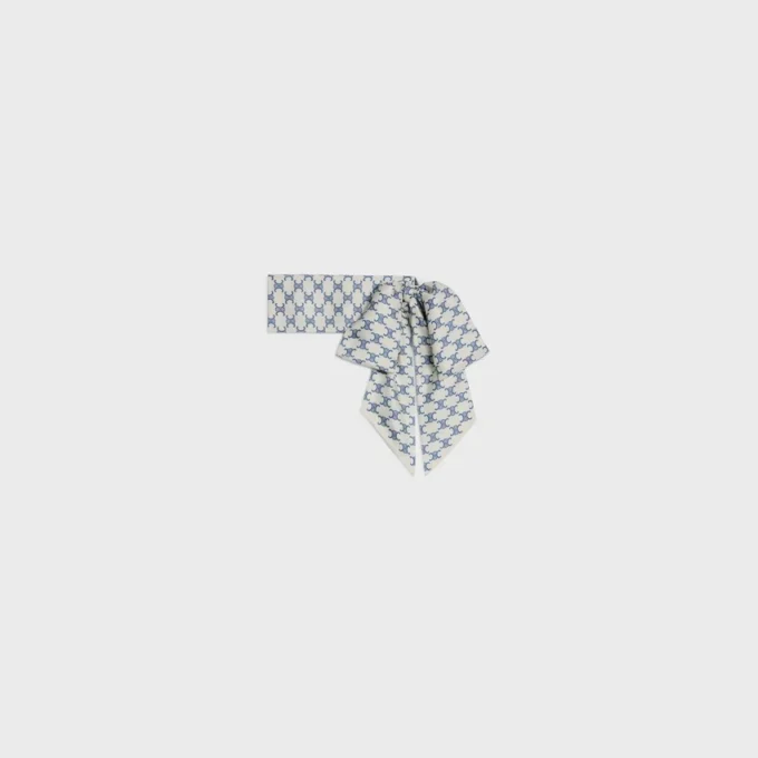 Lavallière en twill de soie Triomphe