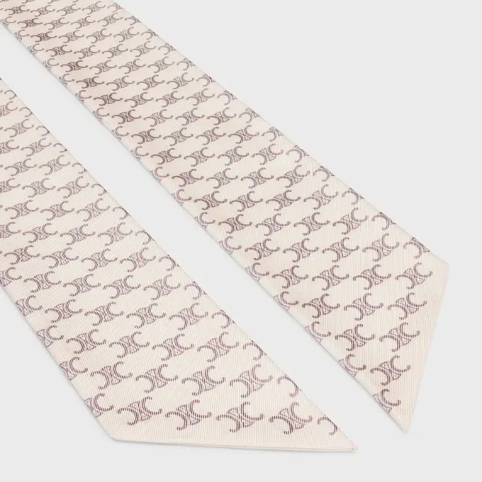 Lavallière en twill de soie Triomphe