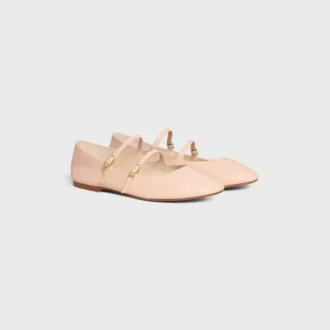 Les Ballerines CELINE Ballerines à double bride en cuir d&rsquo;agneau
