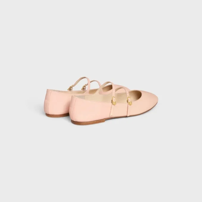Les Ballerines CELINE Ballerines à double bride en cuir d&rsquo;agneau