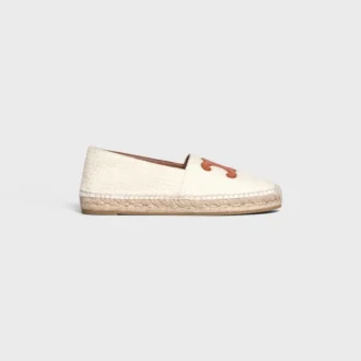 Les Espadrilles CELINE en tweed et cuir de veau