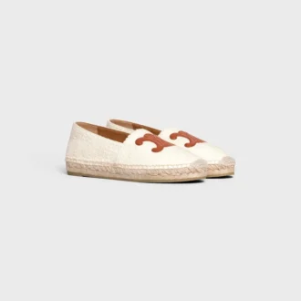 Les Espadrilles CELINE en tweed et cuir de veau