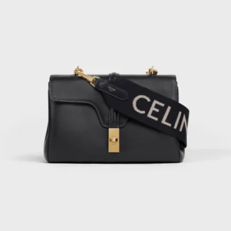 Longue bandoulière en laine avec jacquard CELINE