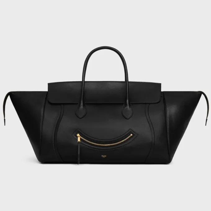 Luggage Big Smile en cuir d’agneau souple et brillant Luggage Big Smile en cuir d’agneau souple et brillant