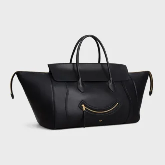 Luggage Big Smile en cuir d&rsquo;agneau souple et brillant