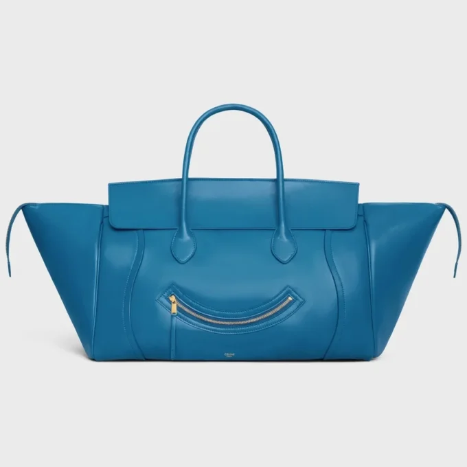 Luggage Big Smile en cuir de veau brillant