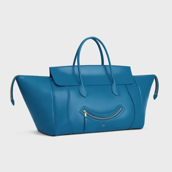 Luggage Big Smile en cuir de veau brillant