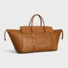 Luggage Big Smile en cuir de veau souple naturel Luggage Big Smile en cuir de veau souple naturel