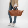Luggage en cuir d&rsquo;agneau souple et brillant