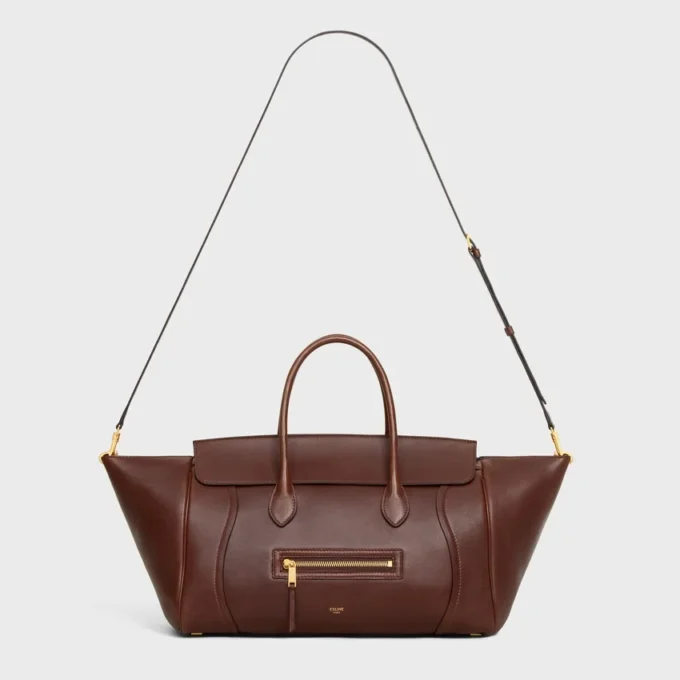 Luggage en cuir d&rsquo;agneau souple et brillant