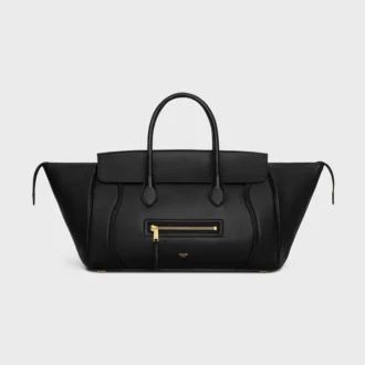 Luggage en cuir d&rsquo;agneau souple et brillant