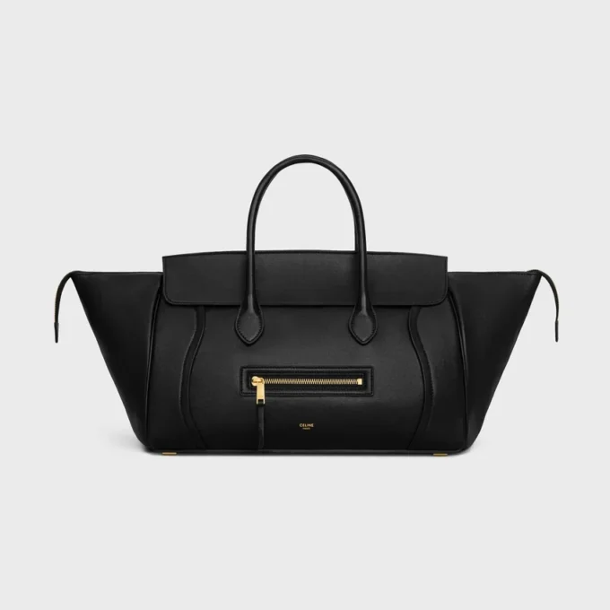 Luggage en cuir d&rsquo;agneau souple et brillant