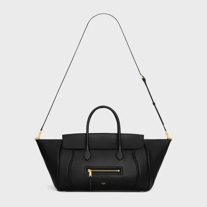 Luggage en cuir d&rsquo;agneau souple et brillant