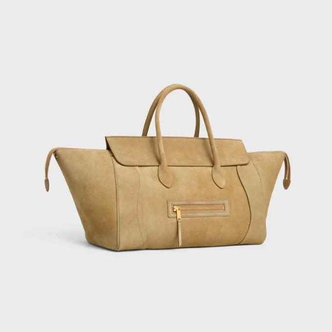 Luggage en cuir de veau suédé Luggage en cuir de veau suédé