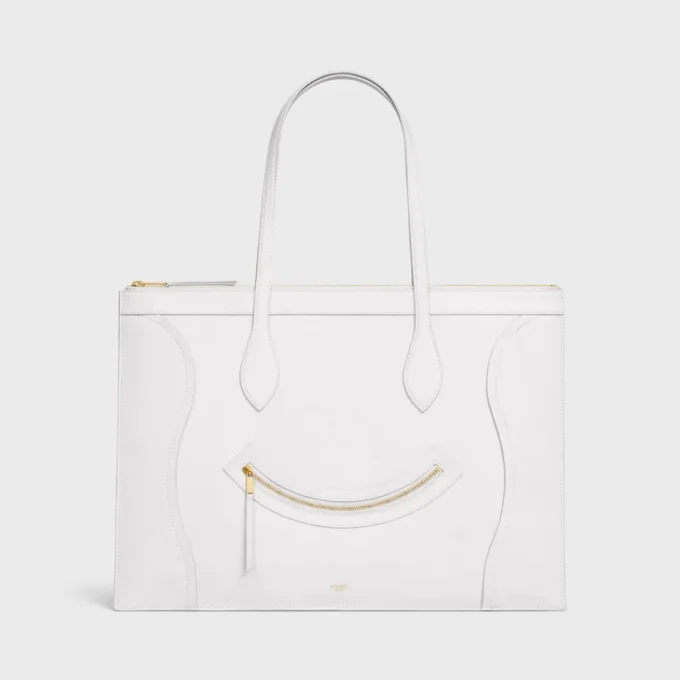 Luggage plat en cuir de veau brillant Luggage plat en cuir de veau brillant