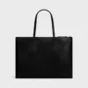 Luggage plat en cuir de veau brillant