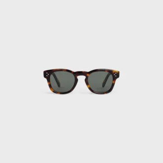Lunettes de soleil à monture noire 42 en acétate